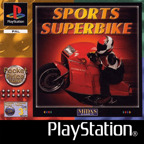 Sports Superbike box art for Playstation